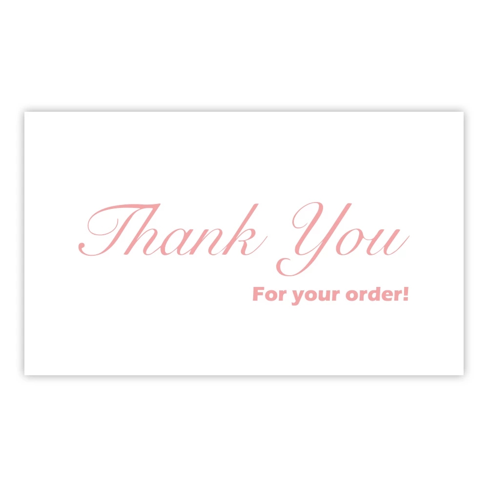 30 Pack Custom Thank You Card For Your Order Small Business Commodity