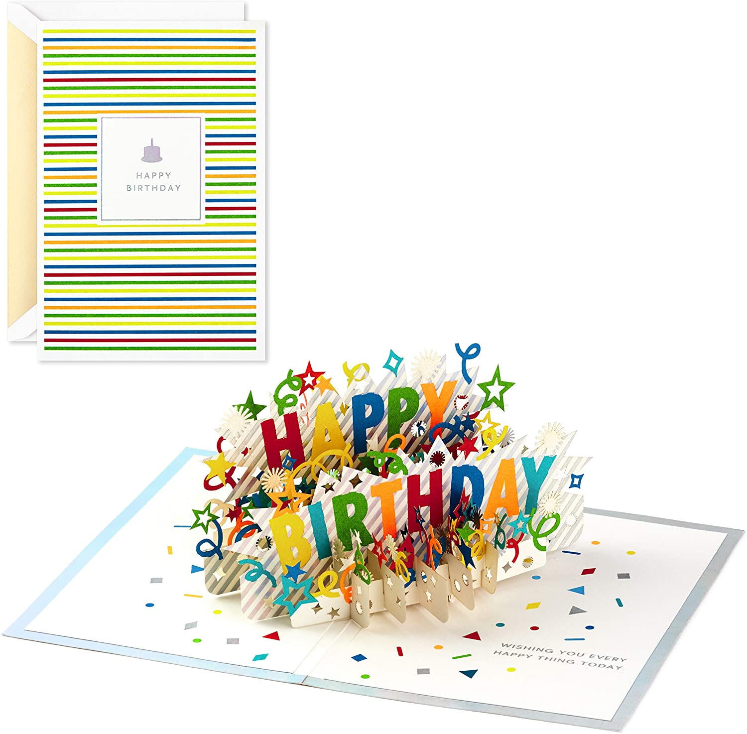 3D Laser Cut Pop Up Happy Birthday Invitation Greeting Cards - Buy ...